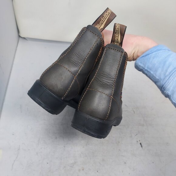 Blundstone WOMENS Chelsea Multicolor Stripe Brown Boot - Picture 9 of 9